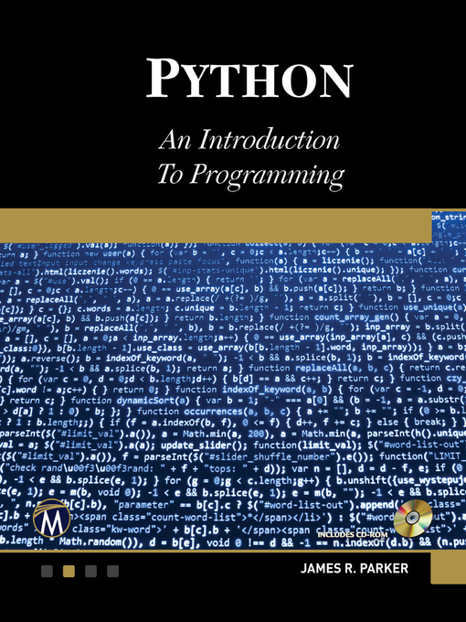 Title details for Python by James R. Parker - Available